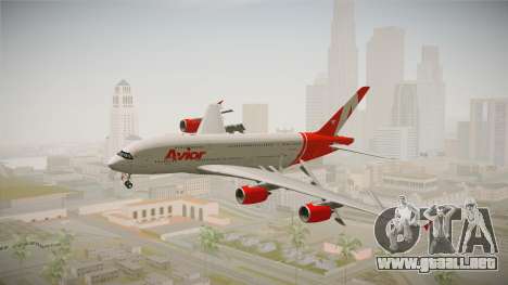 Airbus A380 Avior Airlines para GTA San Andreas