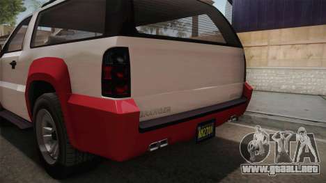 GTA 5 Declasse Granger 2-doors IVF para GTA San Andreas