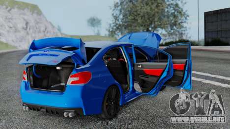 Subaru WRX STi 2017 para GTA San Andreas
