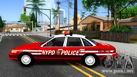 Ford Crown Victoria 1992 "NY Police Department" para GTA San Andreas