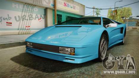 GTA 5 Infernus Classic para GTA San Andreas