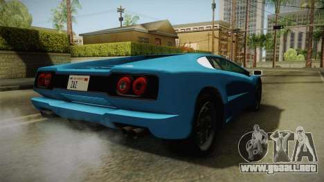 GTA 5 Infernus Classic para GTA San Andreas