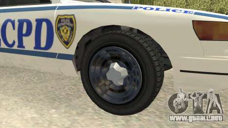 GTA 4 Police Stanier SA Style para GTA San Andreas