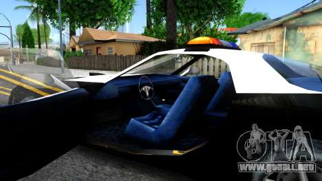 ZR-350 SFPD Police Pursuit Car para GTA San Andreas