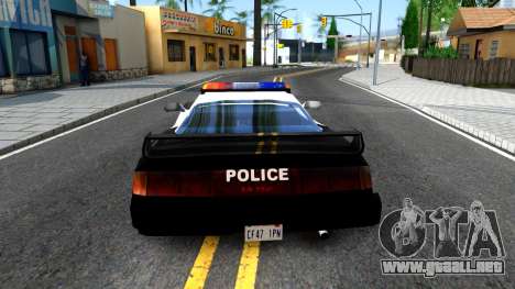 ZR-350 SFPD Police Pursuit Car para GTA San Andreas