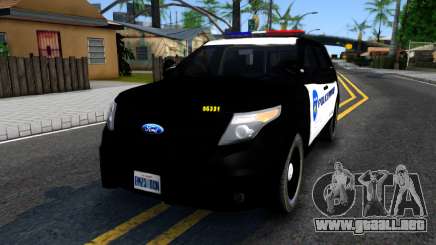 Ford Explorer Police para GTA San Andreas