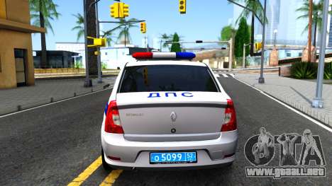 Renault Logan Russian Police para GTA San Andreas