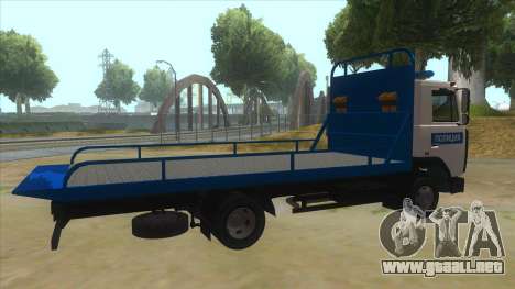 MAZ camión de Remolque de la Policía para GTA San Andreas