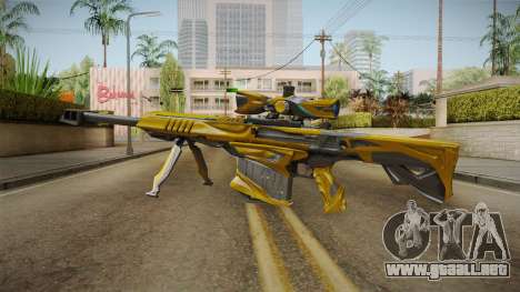 Cross Fire - M82A1 Iron Shark Noble Gold para GTA San Andreas