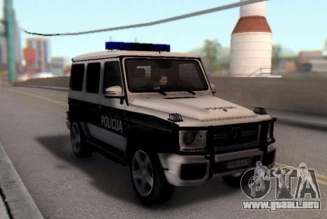 Mercedes-Benz G65 AMG Coche de la Policía de BOS para GTA San Andreas