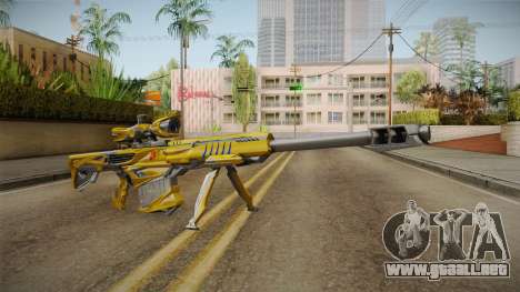 Cross Fire - M82A1 Iron Shark Noble Gold para GTA San Andreas