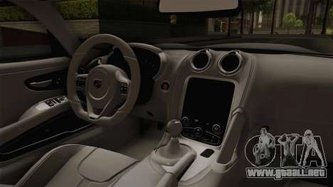 Dodge Viper SRT Tuned para GTA San Andreas