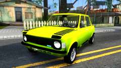 Fiat 128 amarillo para GTA San Andreas