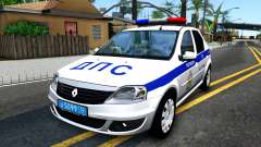 Renault Logan Russian Police para GTA San Andreas