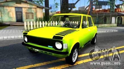 Fiat 128 amarillo para GTA San Andreas