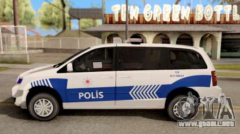 Dodge Grand Caravan Turkish Police para GTA San Andreas
