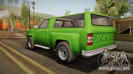 GTA 5 Vapid Bobcat S para GTA San Andreas