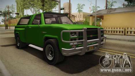 GTA 5 Vapid Bobcat S para GTA San Andreas