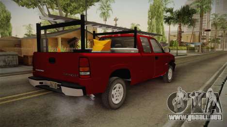 Chevrolet Silverado Work Truck 2001 para GTA San Andreas