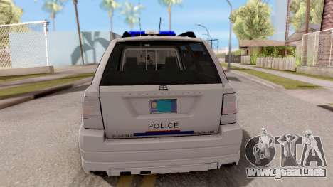 Dundreary Landstalker Hometown PD 2009 para GTA San Andreas