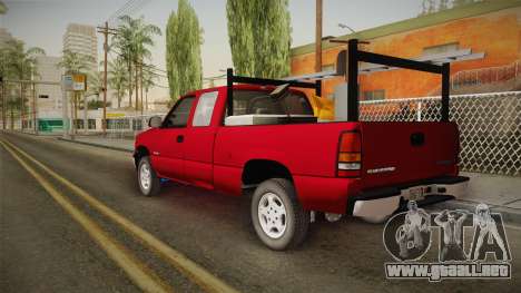 Chevrolet Silverado Work Truck 2001 para GTA San Andreas