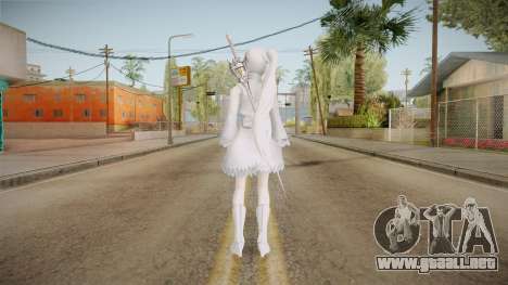 RWBY - Weiss Schnee Remade para GTA San Andreas