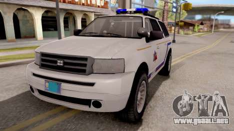 Dundreary Landstalker Hometown PD 2009 para GTA San Andreas