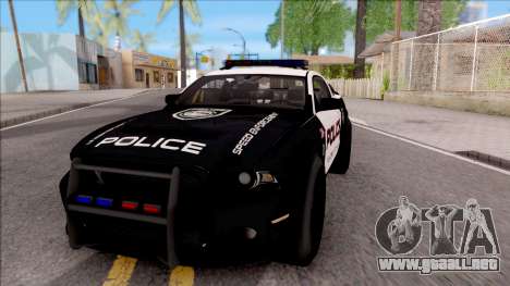 Ford Mustang GT High Speed Police para GTA San Andreas