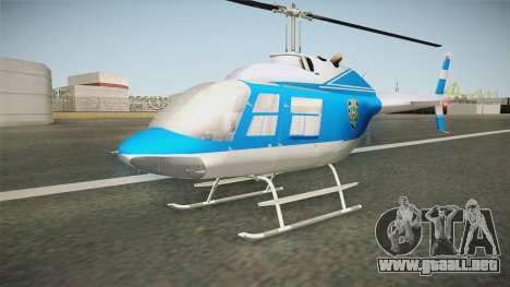 Bell 206 NYPD Helicopter para GTA San Andreas
