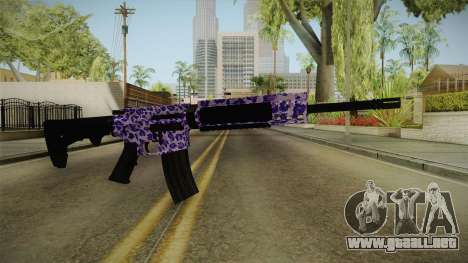 Tiger Violet M4 para GTA San Andreas