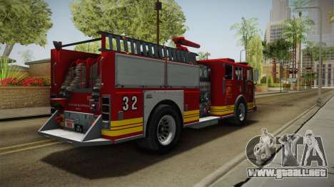 GTA 5 Firetruck Malaysia para GTA San Andreas