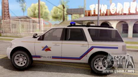 Dundreary Landstalker Hometown PD 2009 para GTA San Andreas