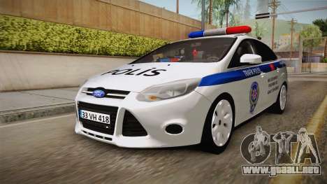 Ford Focus 1.6 Turkish Police para GTA San Andreas