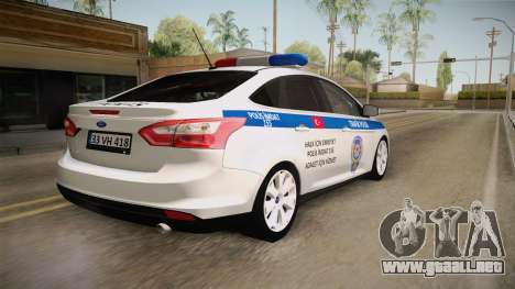 Ford Focus 1.6 Turkish Police para GTA San Andreas