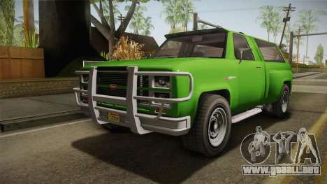 GTA 5 Vapid Bobcat S para GTA San Andreas