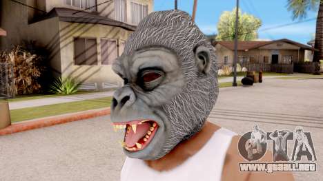 La Máscara De Gorila para GTA San Andreas