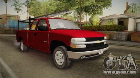 Chevrolet Silverado Work Truck 2001 para GTA San Andreas