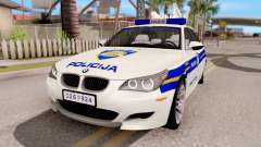 BMW M5 E60 Croatian Police Car para GTA San Andreas
