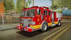 GTA 5 Firetruck Malaysia para GTA San Andreas