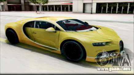 Bugatti Chiron amarillo para GTA San Andreas