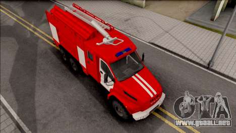 Ural SIGUIENTE Cisterna Fuego para GTA San Andreas