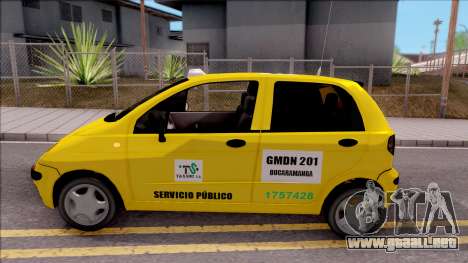 Daewoo Matiz Taxi para GTA San Andreas