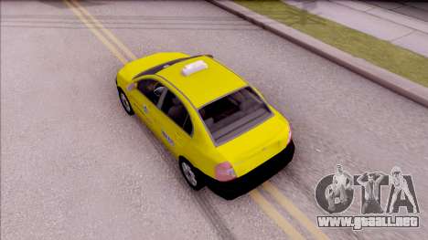 Hyundai Accent Taxi Colombiano para GTA San Andreas
