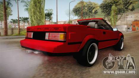 Toyota Celica Supra Cabrio 1984 para GTA San Andreas