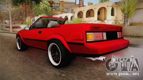 Toyota Celica Supra Cabrio 1984 para GTA San Andreas