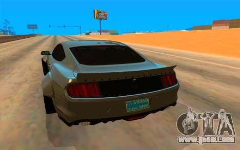 Ford Mustang Azure Inferno para GTA San Andreas