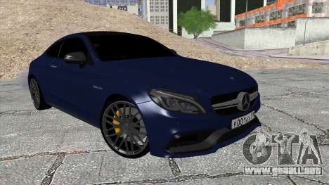 Mercedes-Benz C63 Coupe Rashid Edition para GTA San Andreas