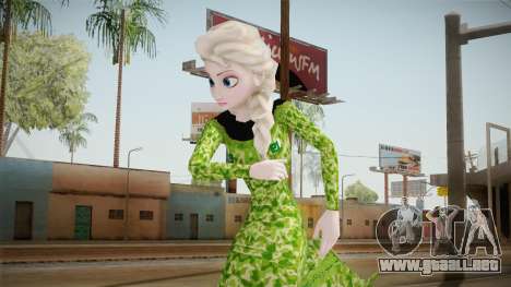 Elsa Military Skin para GTA San Andreas