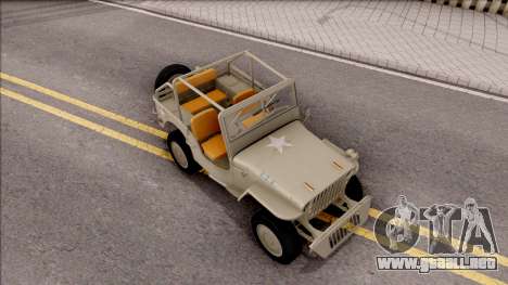 Jeep Willys MB 1945 para GTA San Andreas