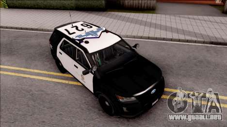 Ford Explorer Police Interception para GTA San Andreas